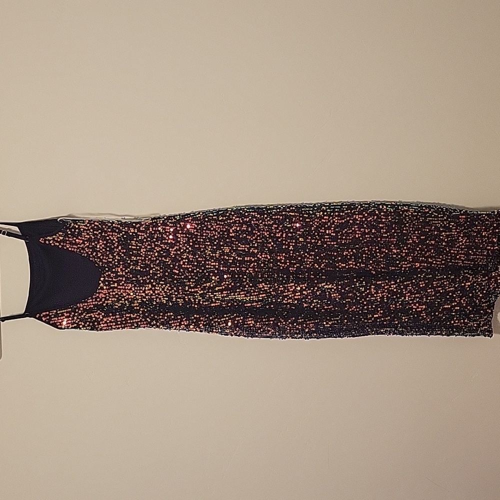 Wild fable open work Sequin midi dress - Picture 4 of 6